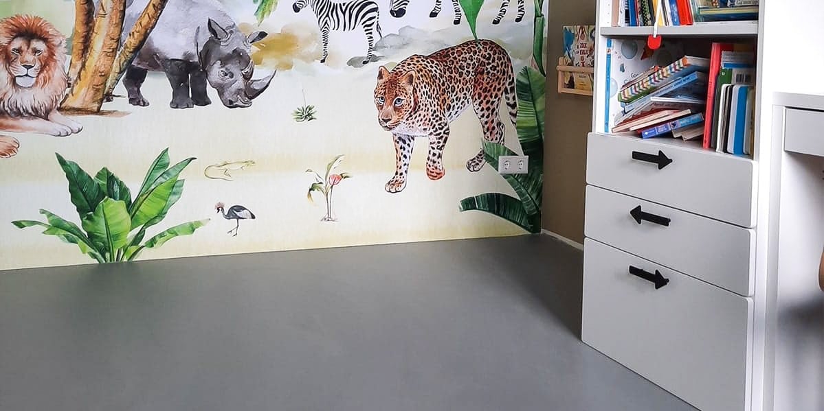 PU gietvloer Smitfloor Geldrop – Perfecte vloer voor kinderkamer in modern appartement in Amsterdam