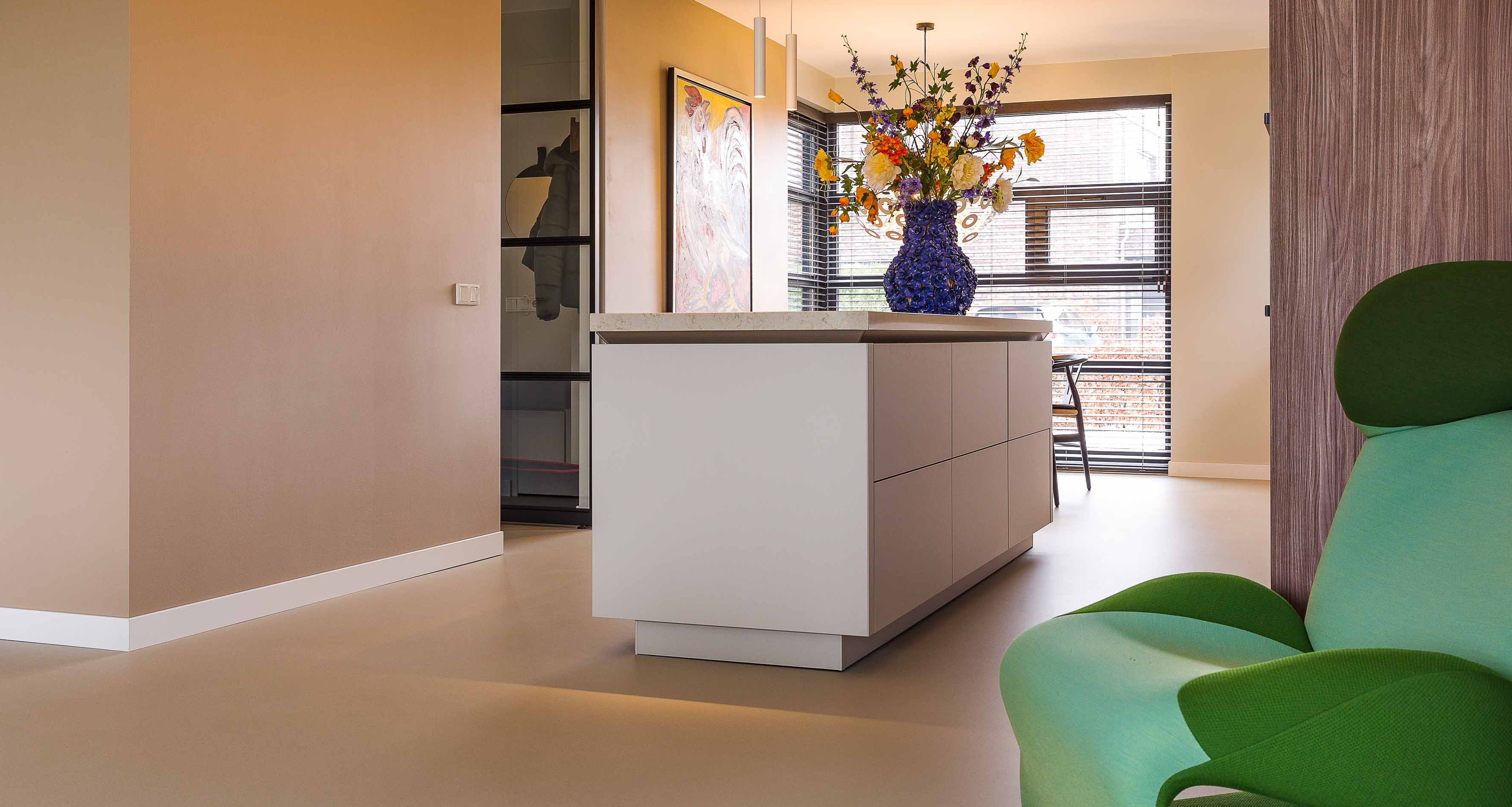 Micro Terrazzo Smitfloor Geldrop Terrazzo keukenvloer