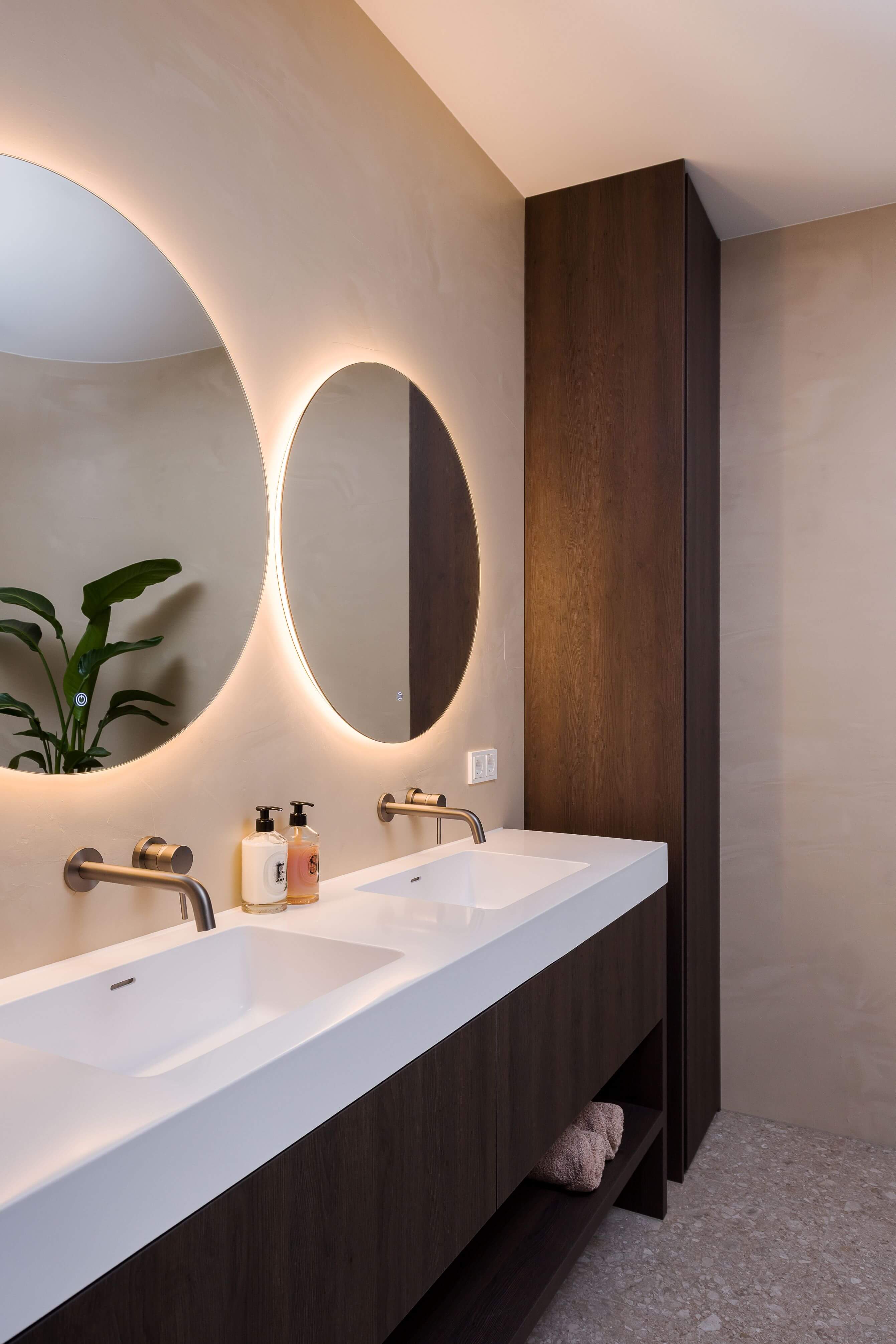 Badkamer beton cire wand - project nuenen 9