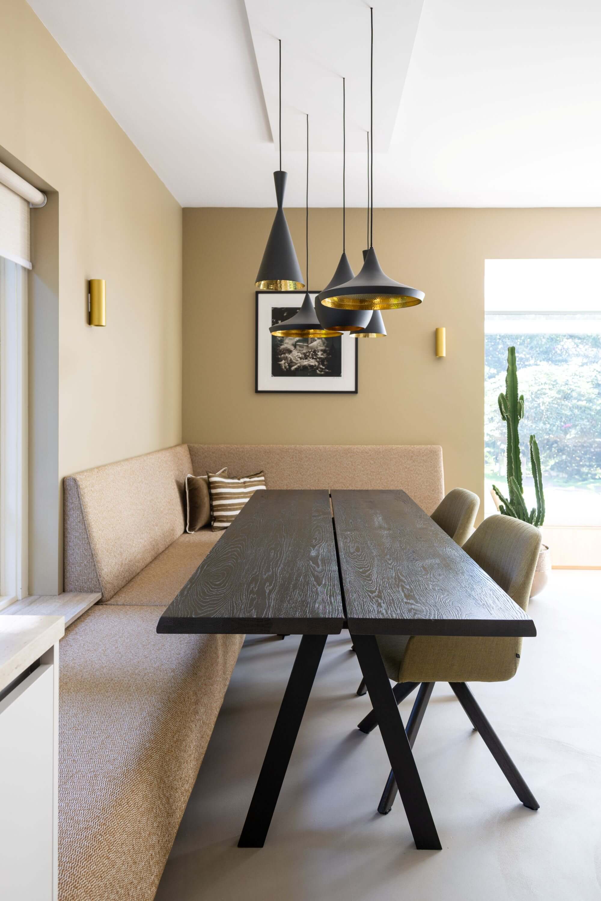 Beton cire gietvloer in keuken - jaren 50 woing - waalre 7