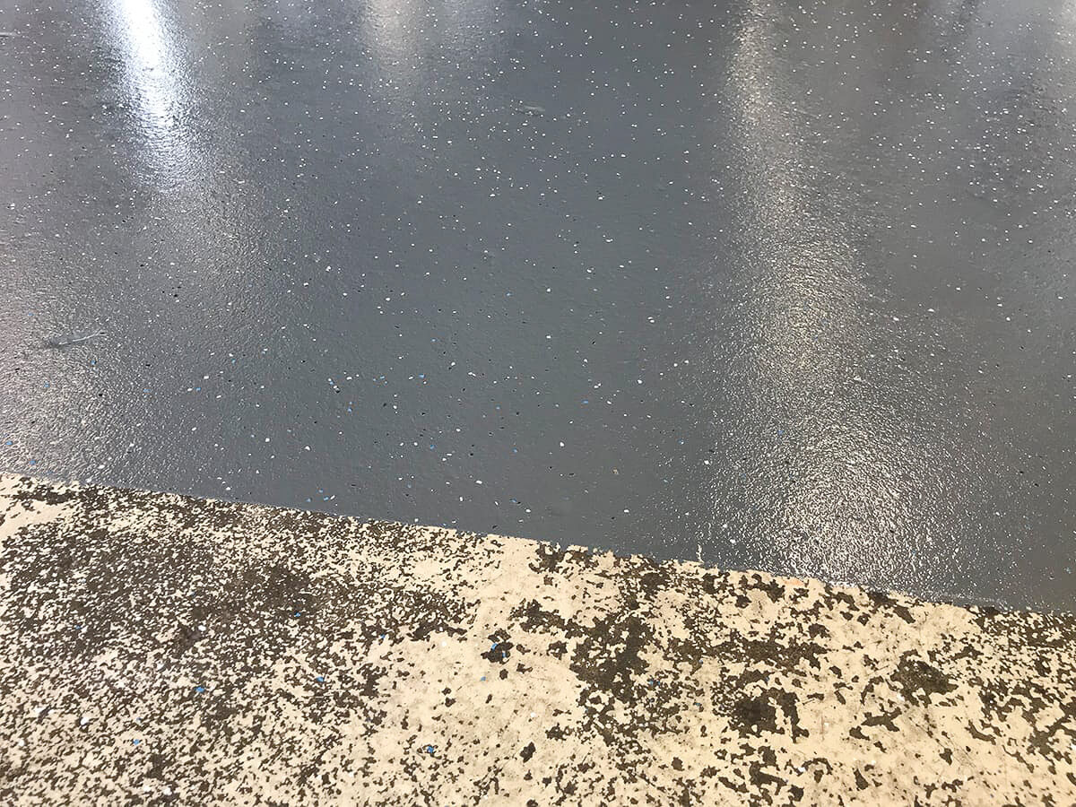 Epoxy gietvloer Smitfloor Geldrop Sterke bedrijfsvloer geplaatst in faciliteit van Connexxion Eindhoven